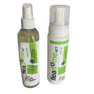 Fleadome ACT foam and spray for dogs & cats flee killing system